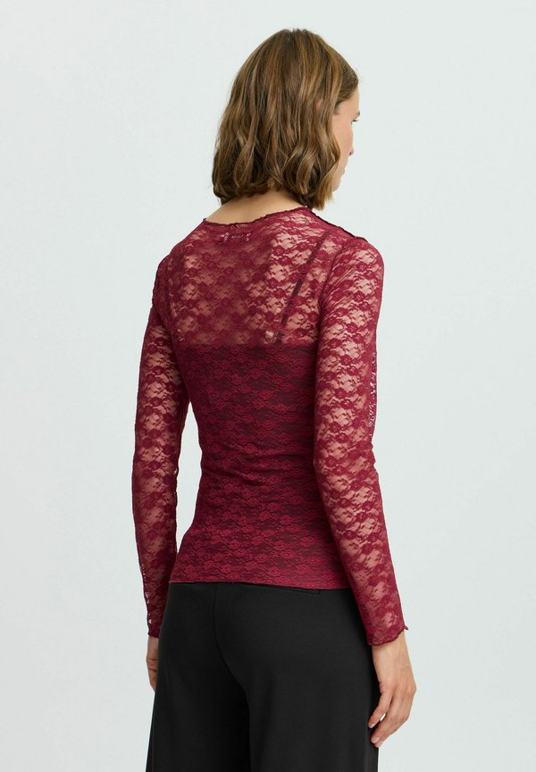 BYRICOLLIA TSHIRT - Blouse - tawny port3