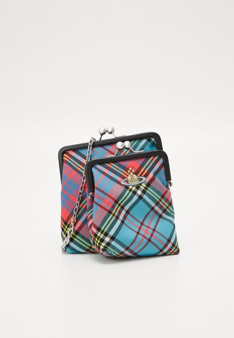 Vivienne Westwood MARY JANE DOUBLE FRAME Geantă crossbody tartan/roșu Zalando.ro