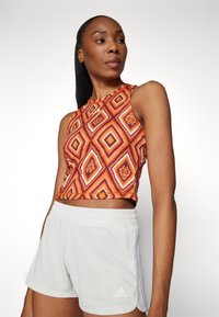 adidas Performance ADIDAS FARM RIO TANK - Top - mystery brown/fox red/easy yellow