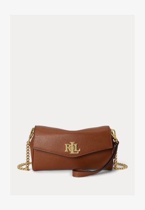 Lauren Ralph Lauren, NAPPA LEATHER TANNER CROSSBODY WALLET - Håndtasker - lauren tan