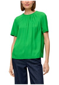 s.Oliver BLACK LABEL SCHIMMERNDEM - Bluse - grün