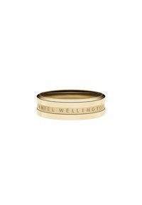 Kuldtooni metallkäevõru kahe kihiga. Ühel kihil on graveeritud tekst "DANIEL WELLINGTON", sile pind, silindriline kuju.