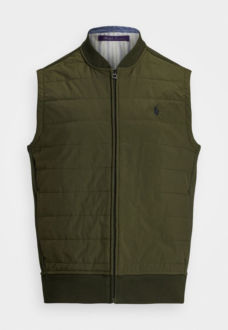 Armadillo Ralph Polo Ralph Lauren VEST - Waistcoat - armadillo/windsor heather/olive ...