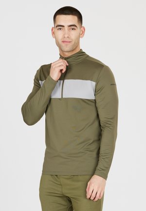 Endurance MIDLAYER - Långärmad tröja - ivy green