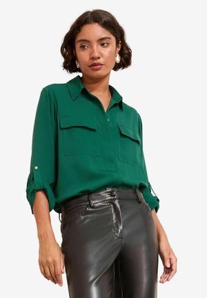 REGULAR FIT - TAB SLEEVE UTILITY POCKET - Blus - green
