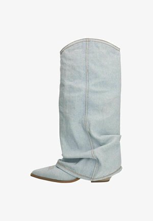sacha Cowboy/Biker boots - blue