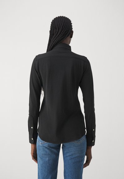 Polo Ralph Lauren LONG SLEEVE BUTTON FRONT SHIRT - Paitapusero - black
