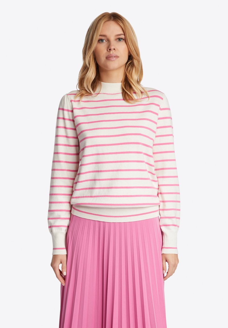 Rich & Royal MIT MOCKNECK - Strickpullover - pink power