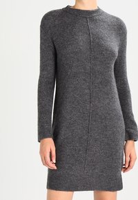Even&Odd Abito in maglia - mottled dark grey
