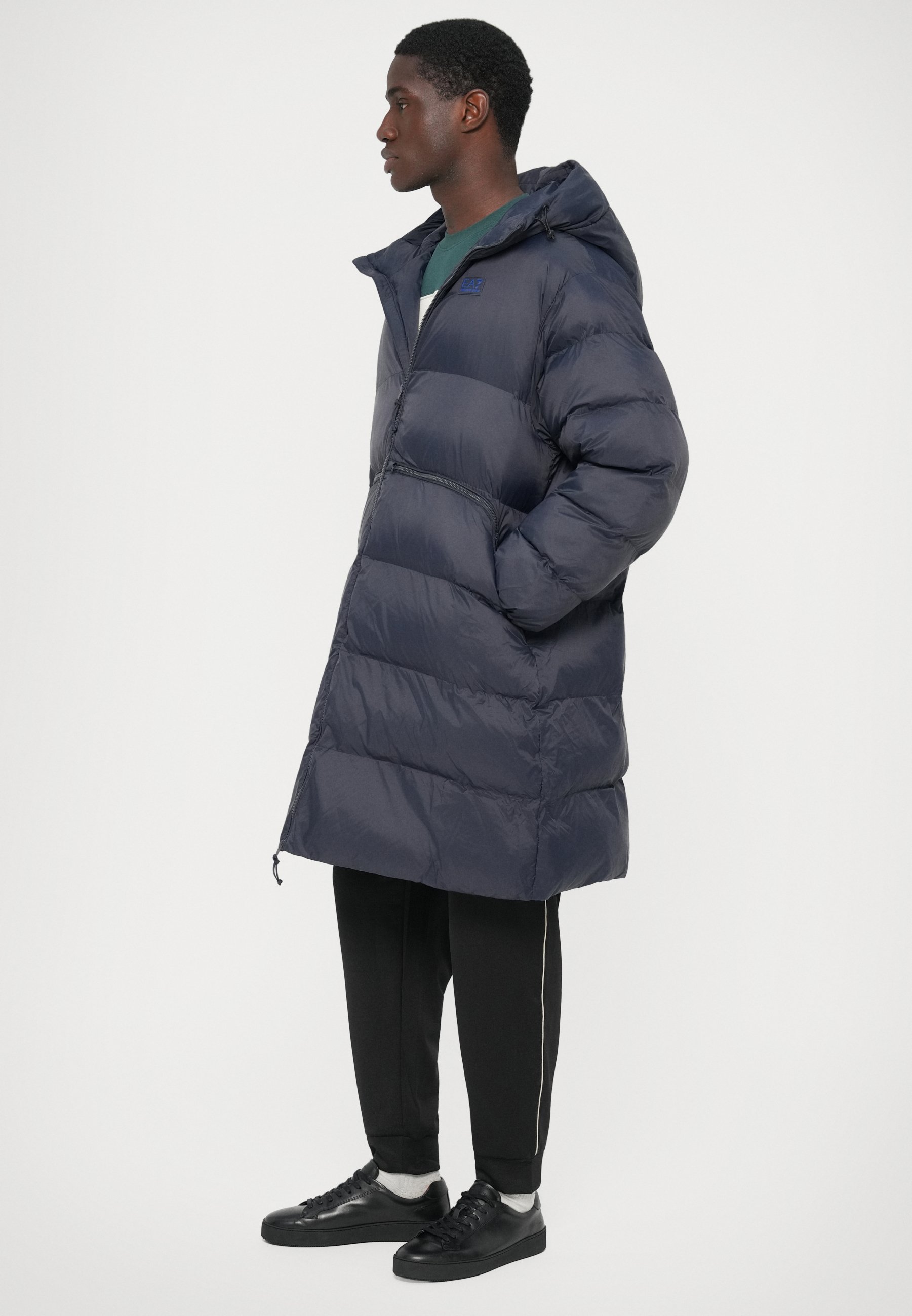 EA7 Emporio Armani MOUNTAIN POLAR BIG LOGO - Winter coat - blue