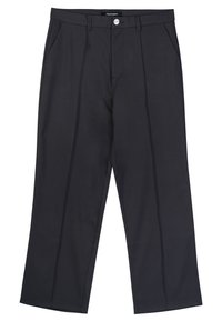 MADOR WIDE SUIT PANTS - Tygbyxor - anthracite