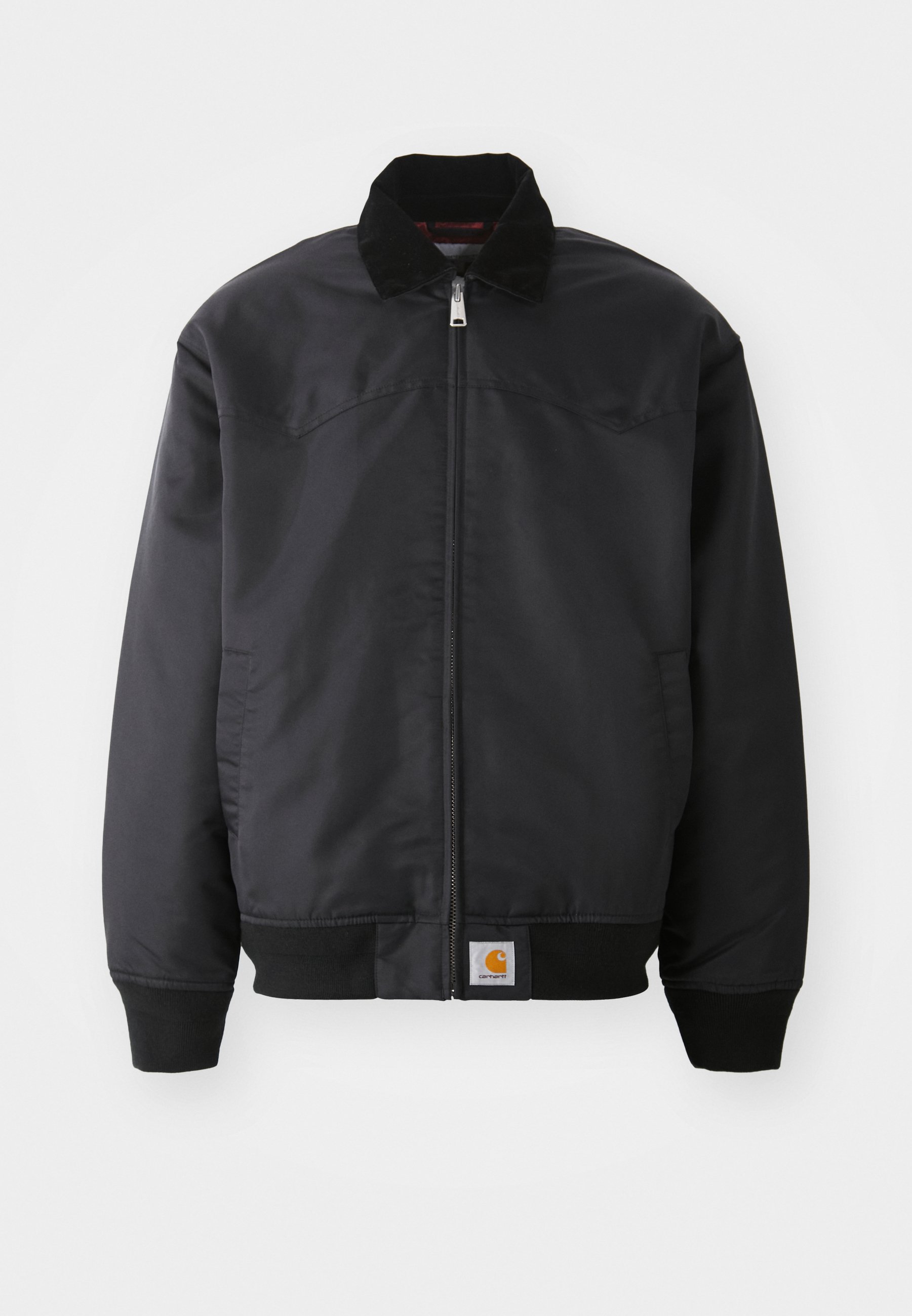 Carhartt WIP SANTA FE ALUMNI JACKET - Bomberjacke - black/scarlet