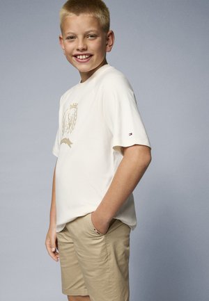 Tommy Hilfiger GRAPHIC TEE - T-shirt print - ivory silk