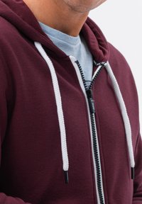 Ombre ZIP-UP  - Mikina na zip - burgundy