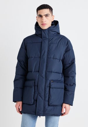 LONG PUFFER JACKET - Manteau d'hiver - rivet navy