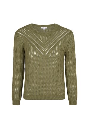 KIKI AJOUR - Trui - light olive