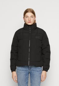 Karl Kani - SMALL SIGNATURE QUILTED PUFFER JACKET - Chaqueta de invierno - black Imagen en miniatura 1