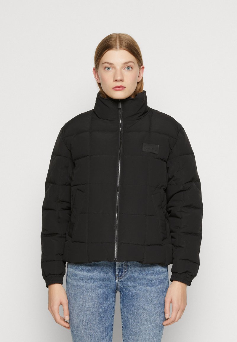 Karl Kani - SMALL SIGNATURE QUILTED PUFFER JACKET - Chaqueta de invierno - black, Ampliar