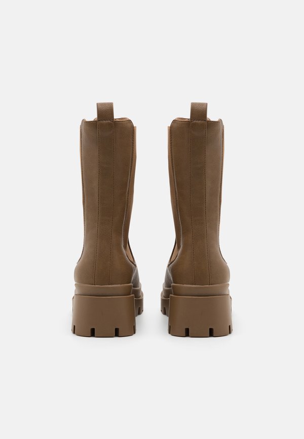 Platform boots - taupe3