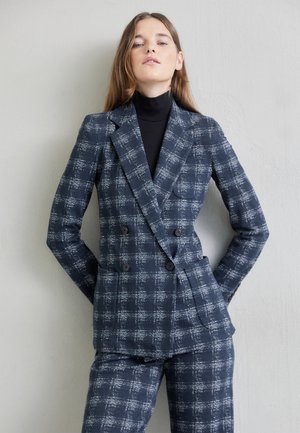 GIACCA - Blazer - madras blu