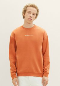 TOM TAILOR DENIM - Sweatshirt - soft autumn rust Miniaturebillede 1