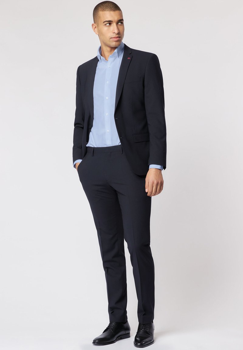 ROY ROBSON SLIM FIT 2 SET - Jakkesæt - dark blue/mørkeblå - Zalando.dk