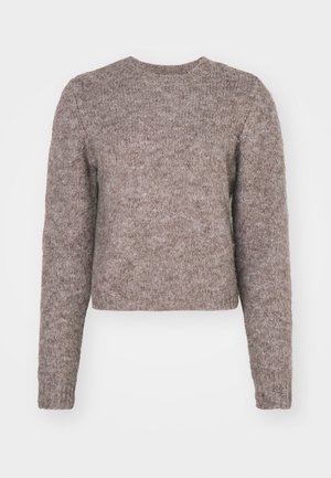 Vero Moda VMNOVAH O NECK  - Džemperis - brown lentil melange