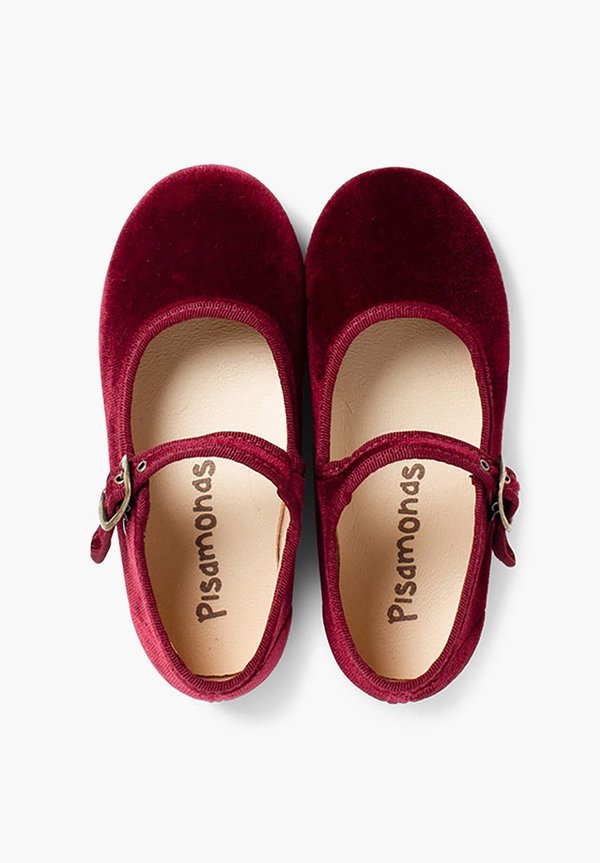 TERCIOPELO HEBILLA – Lauflernschuh – burdeos