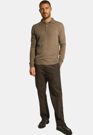 T-shirt à manches longues - mottled taupe