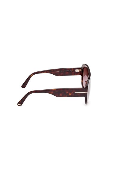 Tom Ford CECIL - Sunglasses - marrone chiaro borgogna sfumato