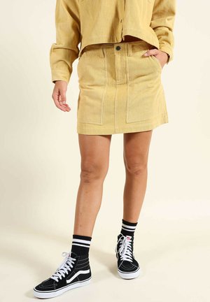 Jupe trapèze - lazy yellow