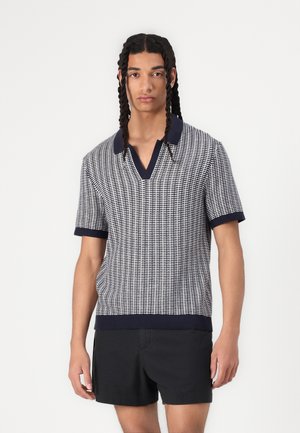 Abercrombie & Fitch FLOAT STITCH SWOLO - Pólóing - navy