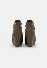 Anna Field Wide Fit Botines de tacón - khaki