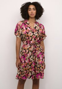 Kaffe LAILA  - Shirt dress - pink melon blurry flower