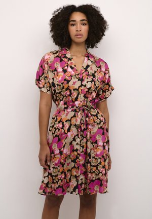 Kaffe LAILA  - Shirt dress - pink melon blurry flower