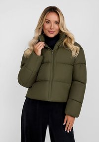 RESPECT SHORT PADDED WITH ZIP POCKETS - Winterjas - khaki