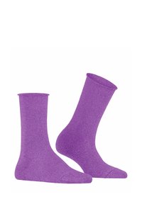 FALKE SHINY - Socken - pink iris