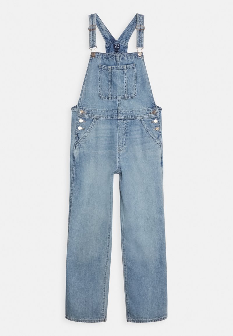 GAP GIRLS - Jardineiras - light wash