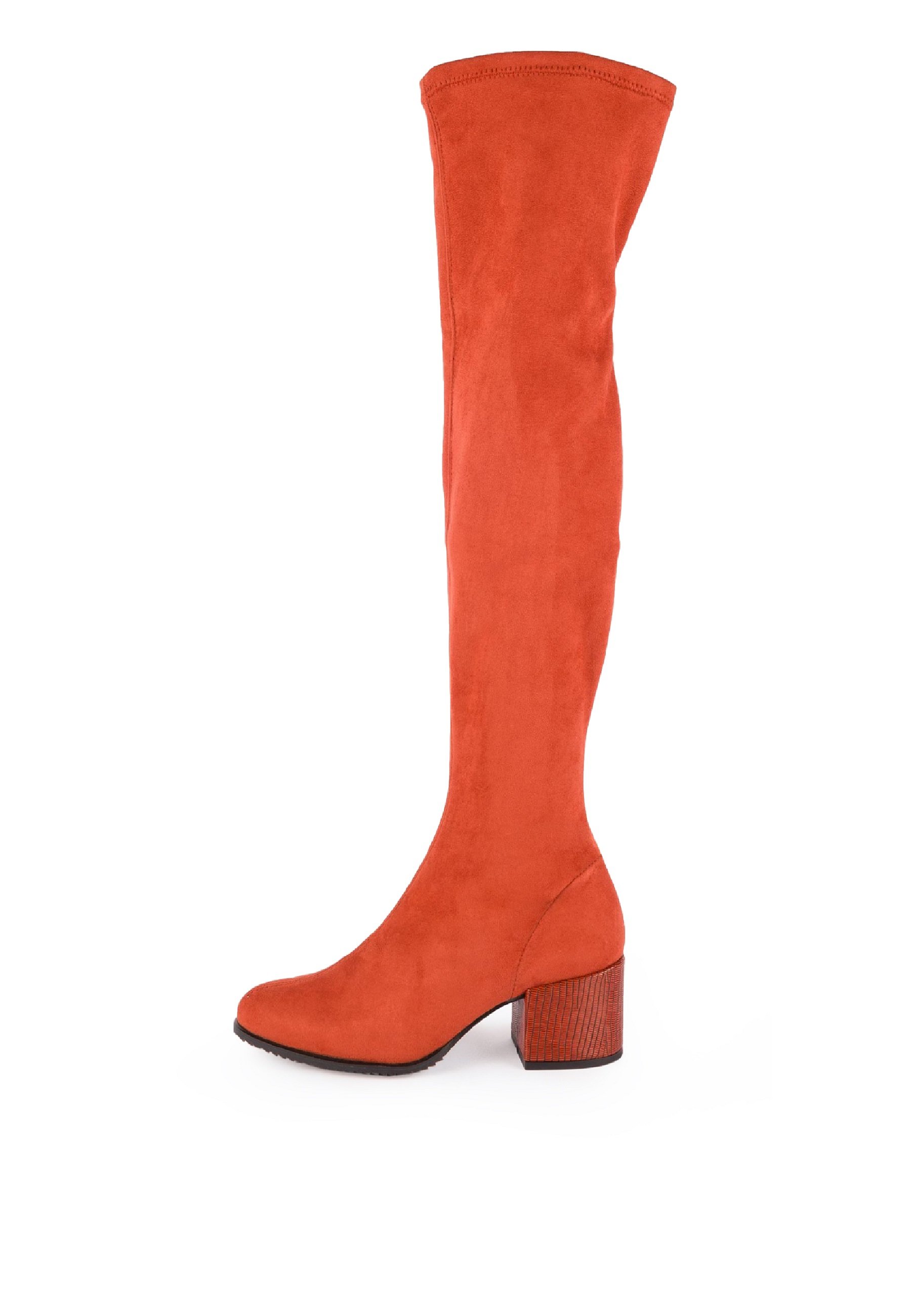 orange boots
