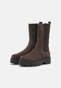 s.Oliver Platform boots - antracit