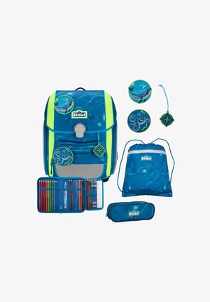 Scout GENIUS SET 4-TEILIG - Schooltas set - deep sea