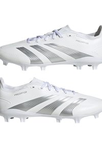 adidas Performance PREDATOR LEAGUE - Nogometne kopačke za trdo podlago - footwear white/silver metallic