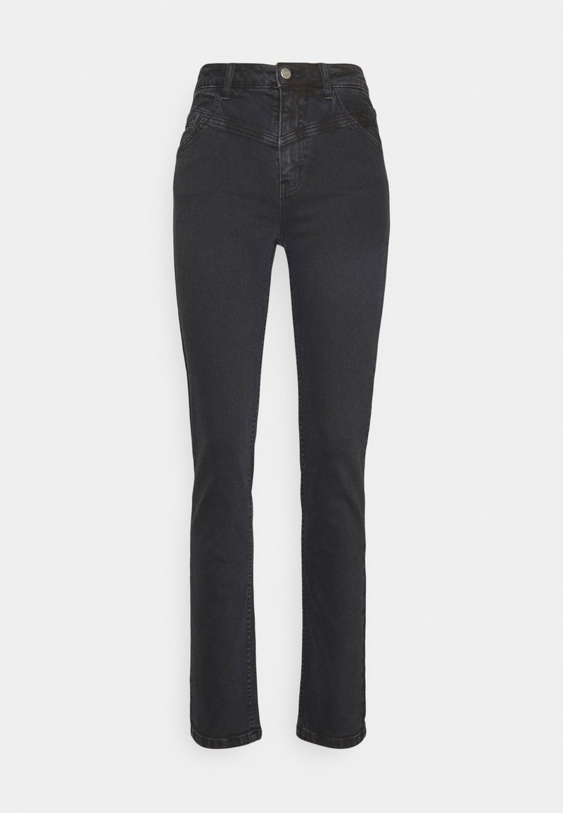 Only Tall Slim fit jeans donkergrijs
