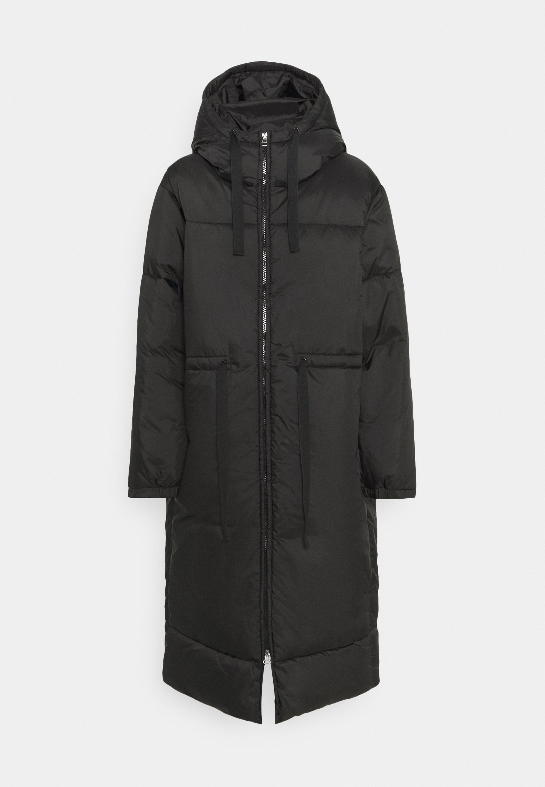 weekday high neck padded jacket with drawstring