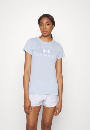 TECH SOLID LOGO ARCH - Camiseta estampada - breaker blue/white