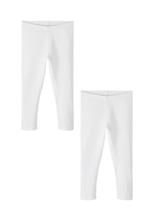 Name it, 2ER-SET  ELASTISCH BEQUEM - Leggings - Hosen - weiß