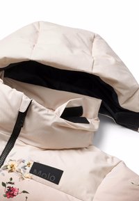 Molo HILO - Cappotto invernale - off-white/black
