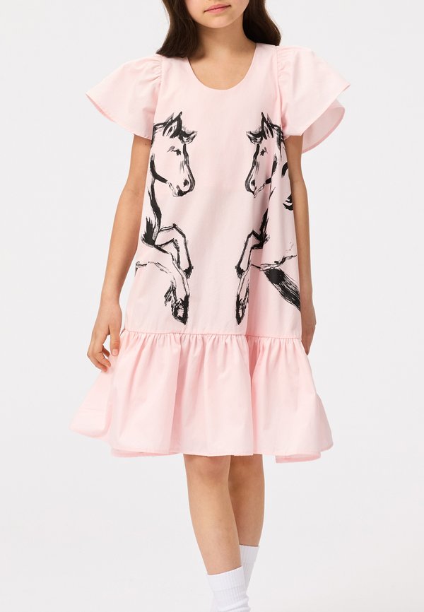 CINDA - Day dress - folklore horses