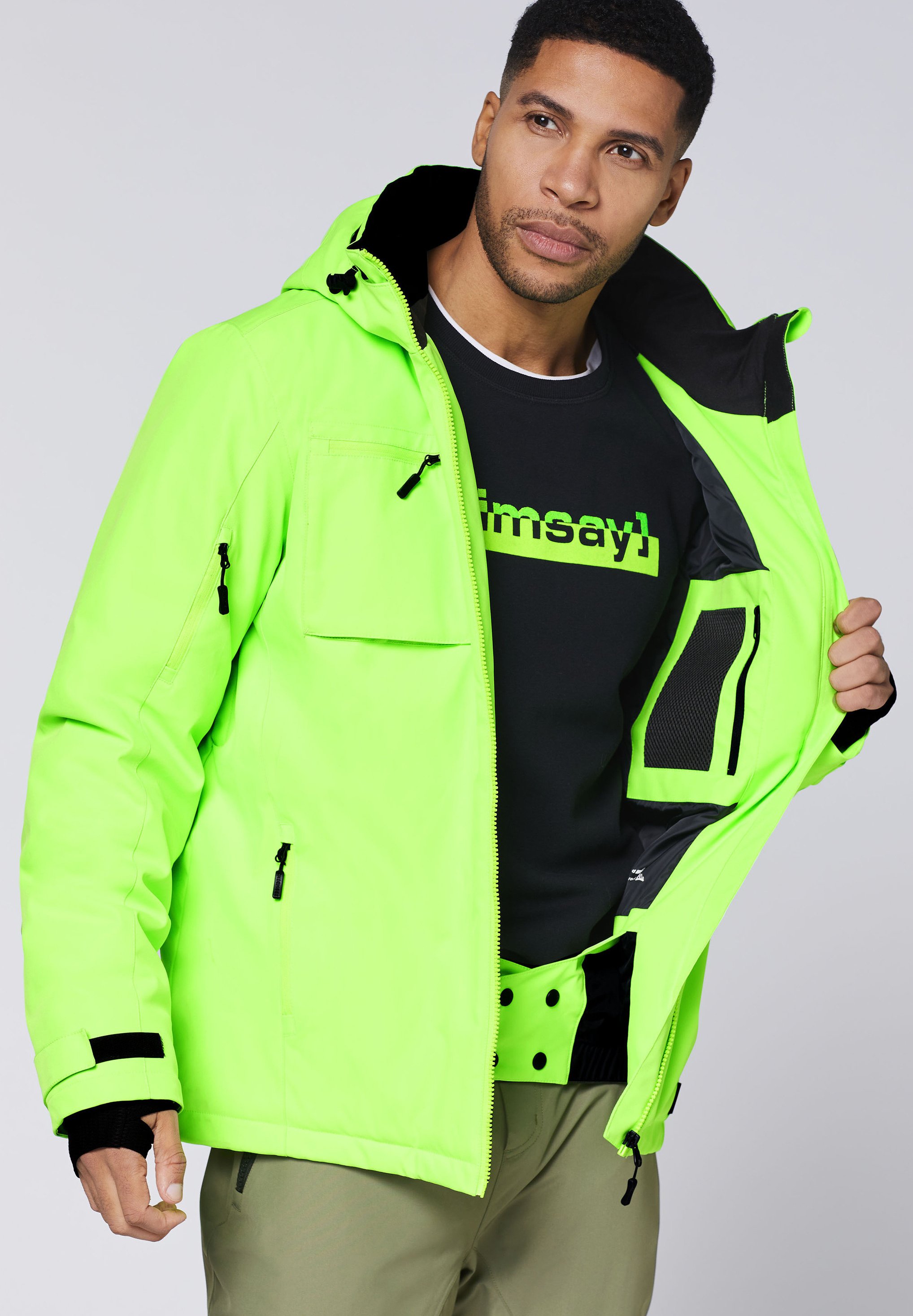 thetoé Chiemsee Jacket Chiemsee IM LABEL-TYPISCHEN DESIGN - Snowboard jacket - dusty