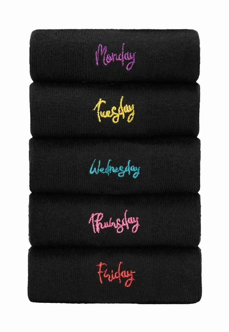 Next MOTIF 5 PACK STANDARD  - Ponožky - days of the week